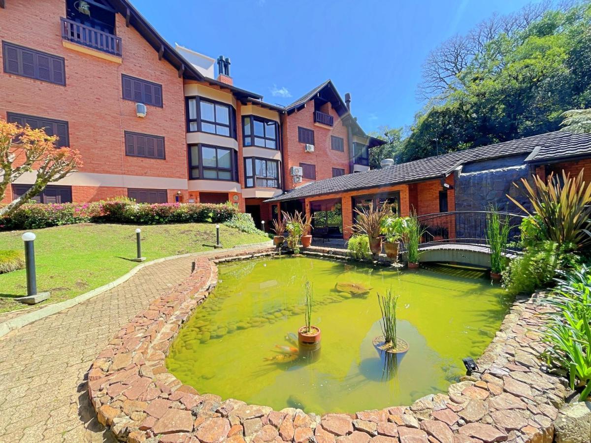 Aconchegante Apto 3 Dorm. Com Piscina Aquecida Грамаду Екстериор снимка